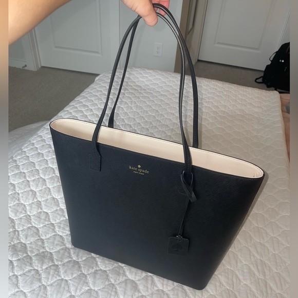 Kate Spade Black Tote Purse - Picture 8 of 12